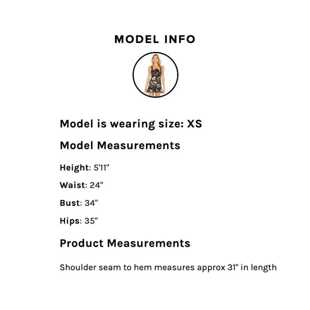 NBD Ashlynn Dress in Midnight Fleur XSmall New Womens Cocktail Party - Image 8