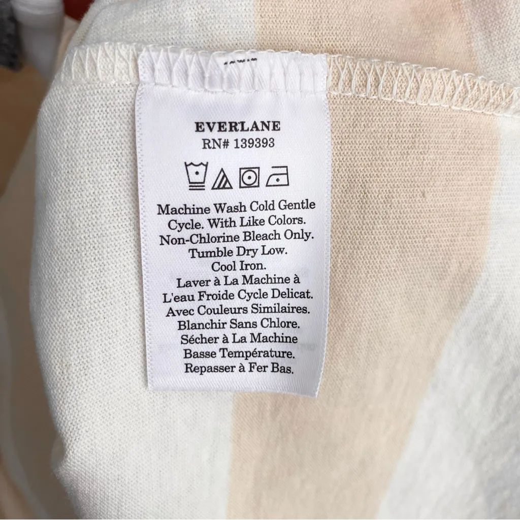 NWT Everlane Organic Cotton Striped Polo Mini Dress - Image 5