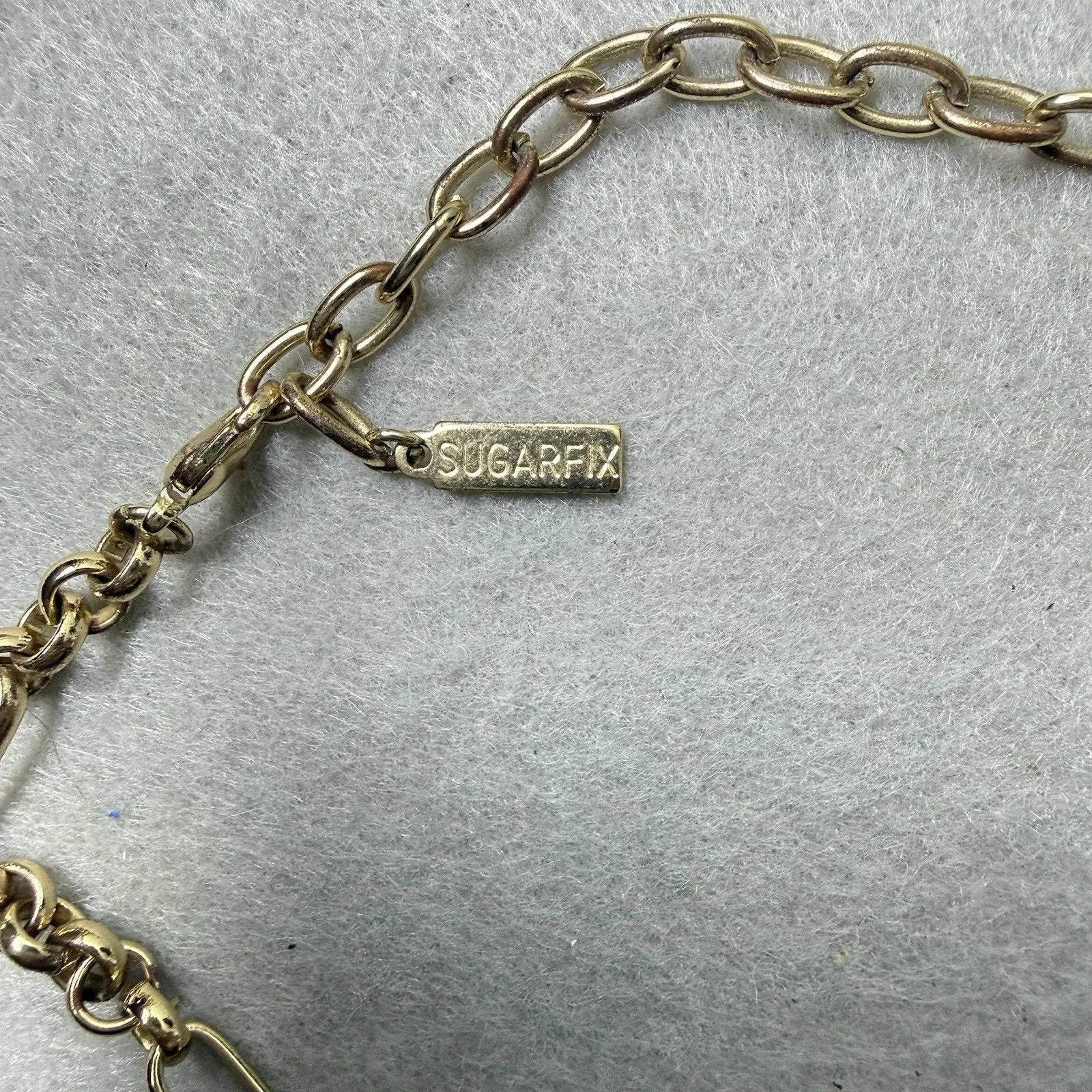 SUGARFIX By BAUBLEBAR Mixed Link Chain Necklace Gold Tone Fashion Jewelry - Image 3