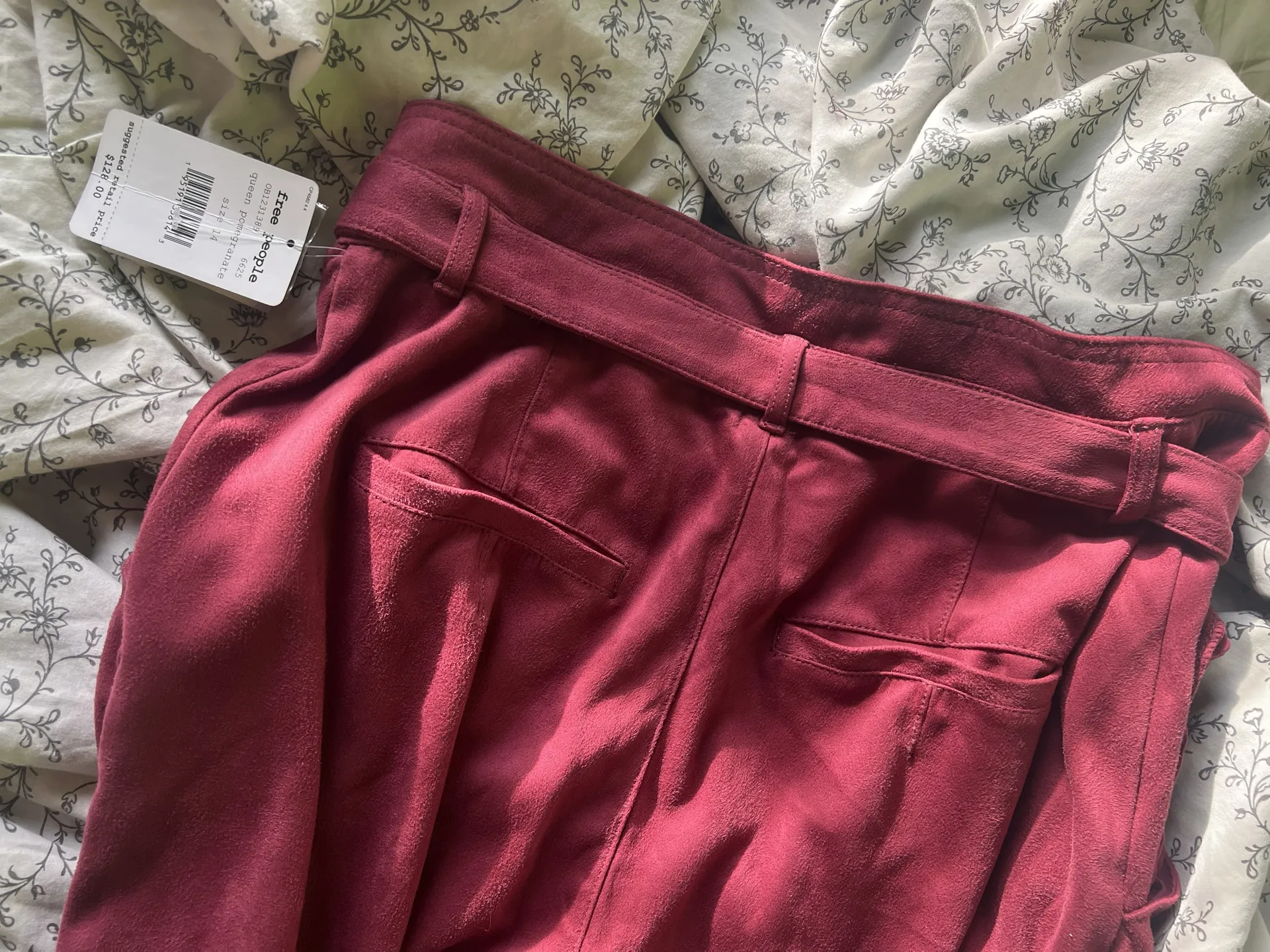 Nightfall Cropped Pants - Queen Pomegranate - Image 8