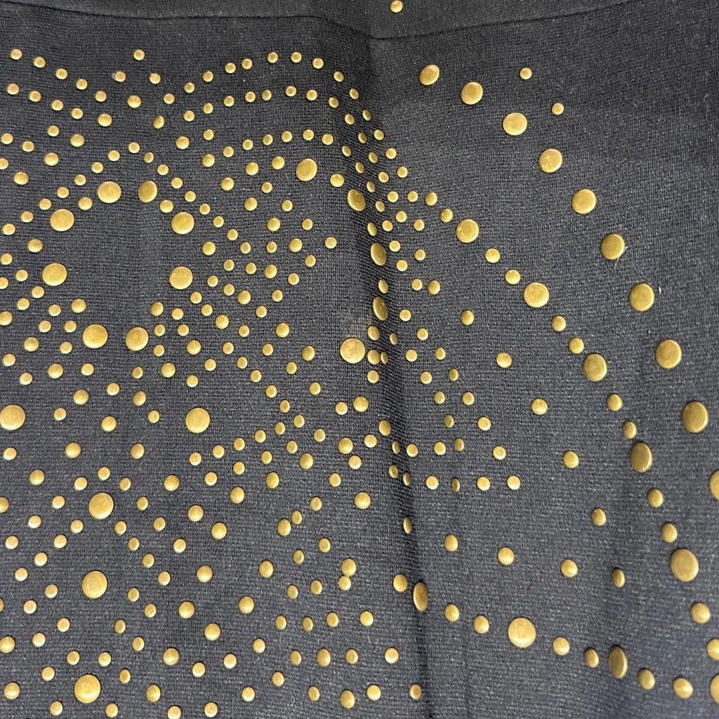 Nicole by Nicole Miller Black Dress with Gold Studs Size XL - Image 3