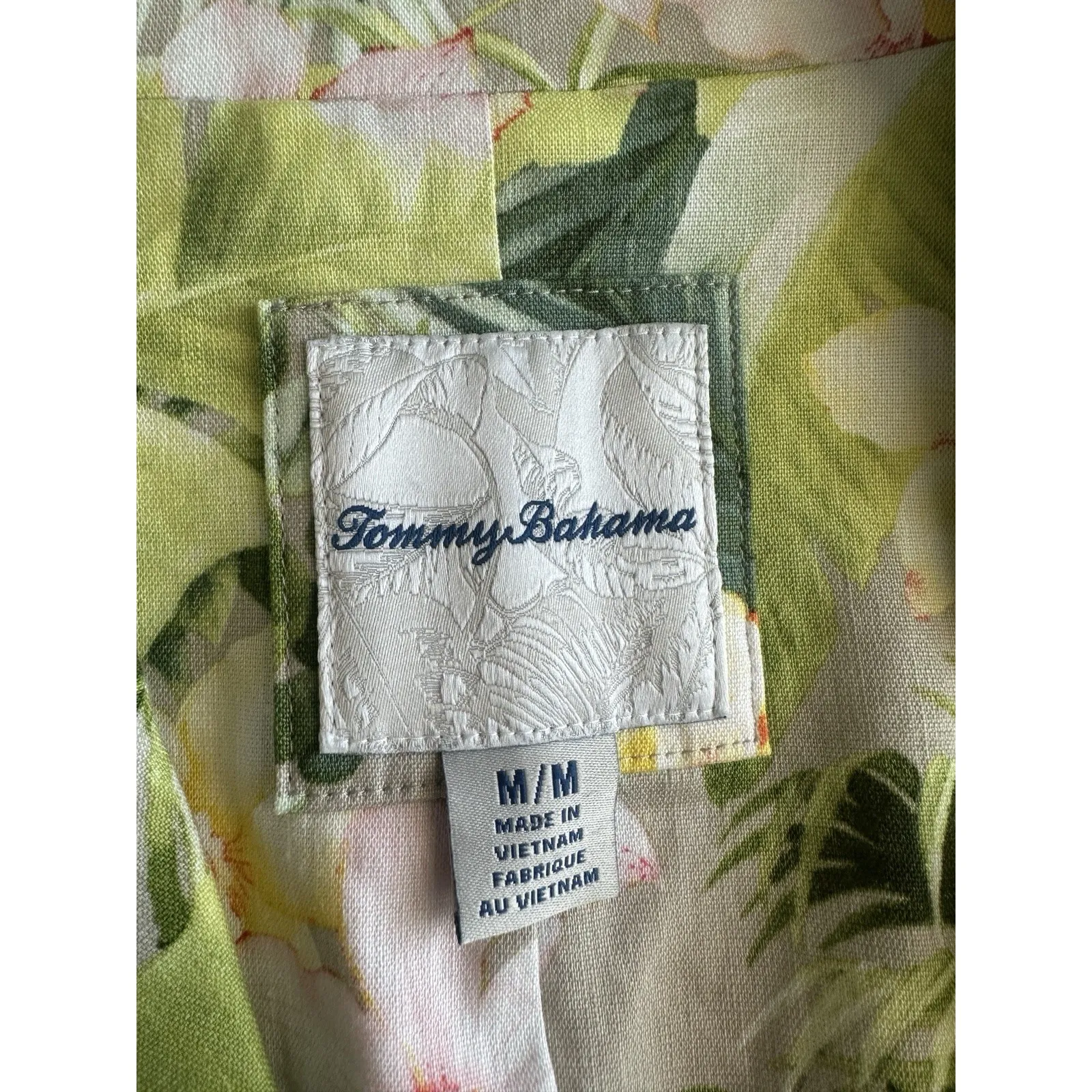 Tommy Bahama Flora Riviera Paloma Coast Floral Blazer, Sz: M Linen Blend (b13) - Image 4