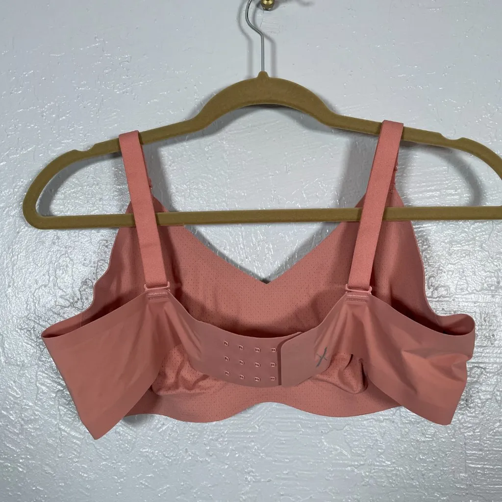 Knix Women 5 Blush Pink Evolution Bra V Neck Unpadded Adjustable Wide Strap Size undefined - Image 4