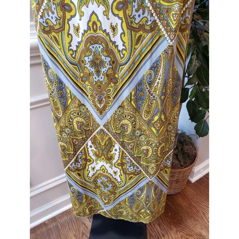 Wet Seal Long Maxi Dress Women's 8 Multi Adjustable Waist Halter Neck Sleeveless - Image 10