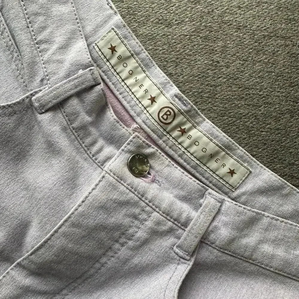 Bogner Light Purple Straight Leg Pants Size 8 Long - Image 6