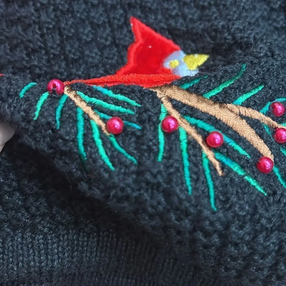 Classic Elements Vintage 90s/Y2K Christmas ugly Sweater size MP - Image 7