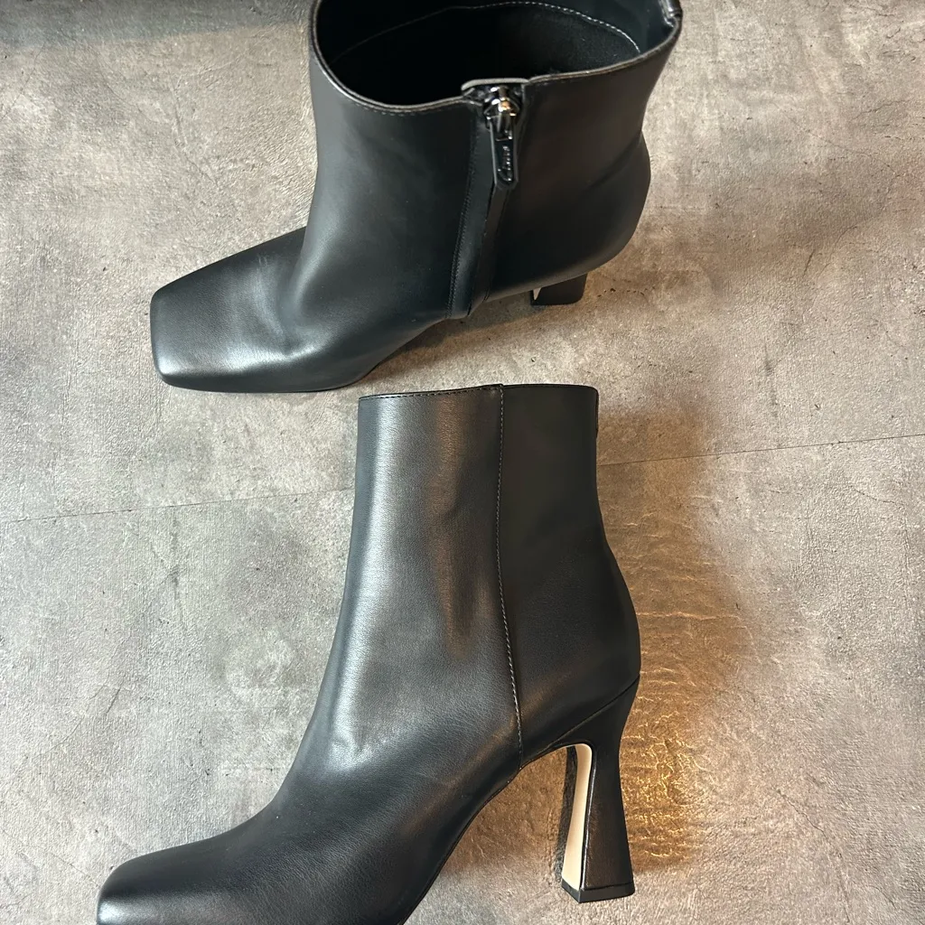 Circus by Sam Edelman Circus NY by Sam Edelman Emma Square Toe Booties Size 9.5 NEW - Image 4