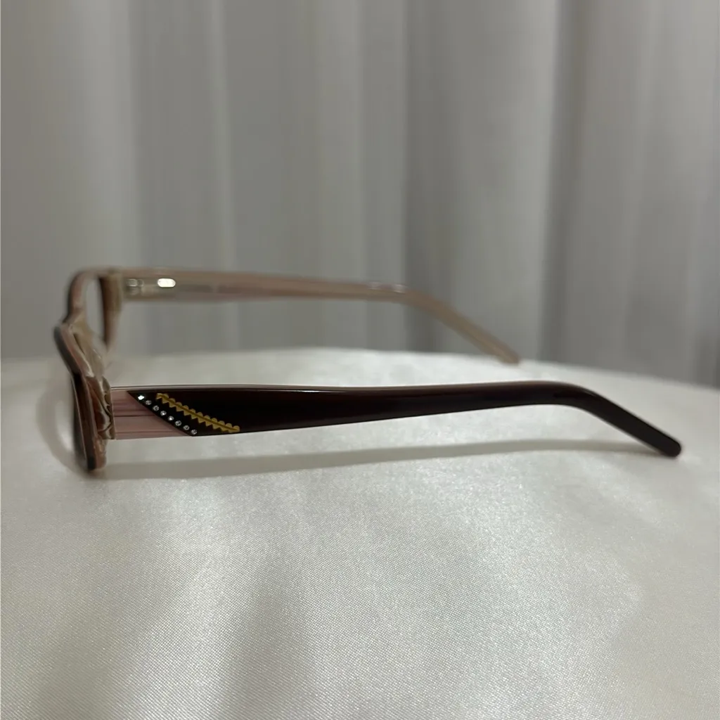 Vivid Boutique Petite Glasses Brown - Image 3