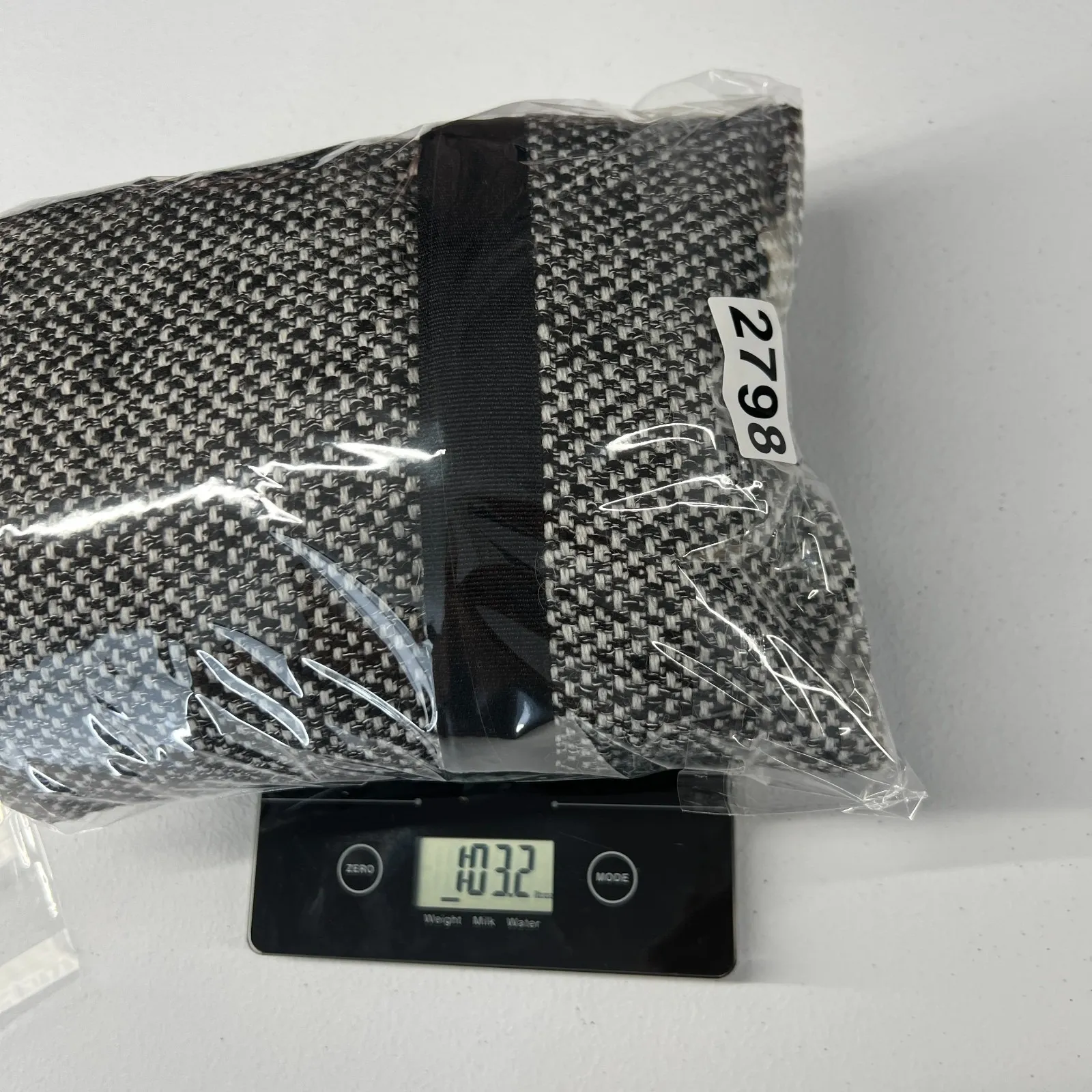 Stile Benetton Blazer Womens S Black White Tweed Casual Office Work Snap Front - Image 14