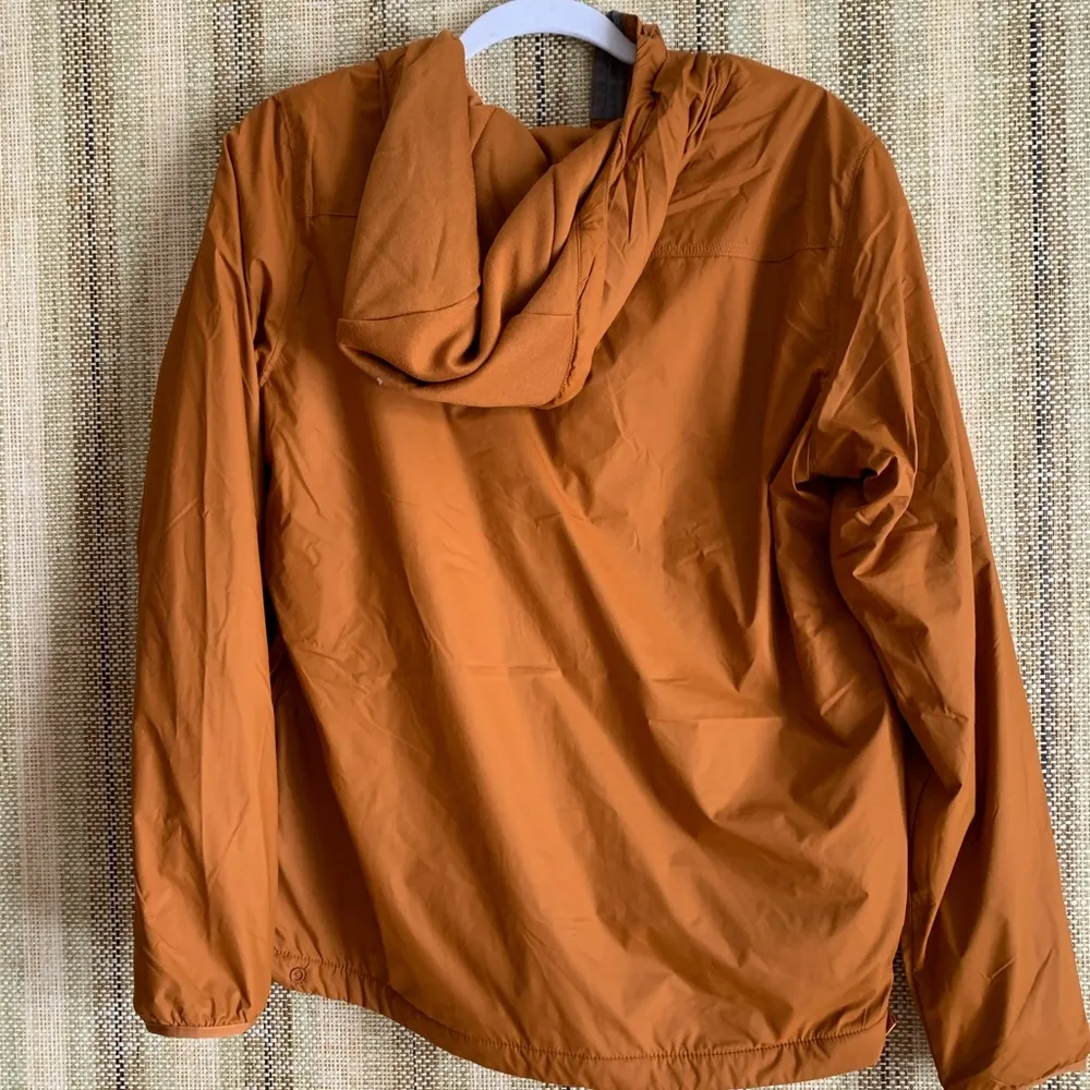 5.11 Women Pullover Hoodie Coat Lightweight Size M Orange Outerwear Jacket - Image 4