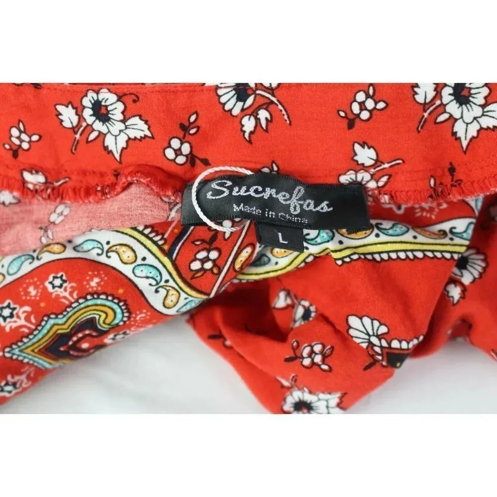 ladies Sucrefas Romper size L Red Size L - Image 7