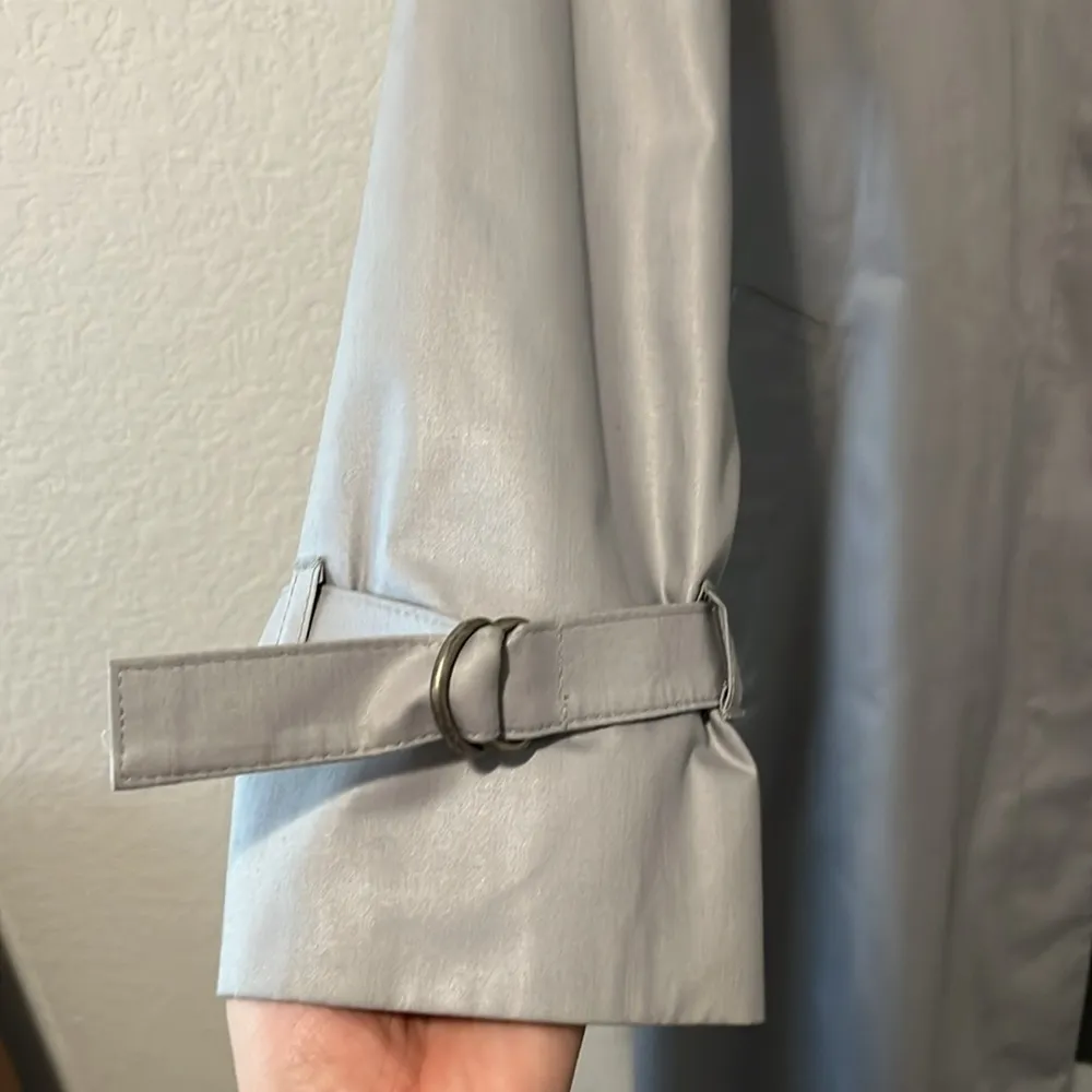 LONDON FOG Vintage 1970's Maincoats Weatherwear, Grey/Light Blue, Sz 10R - Image 2