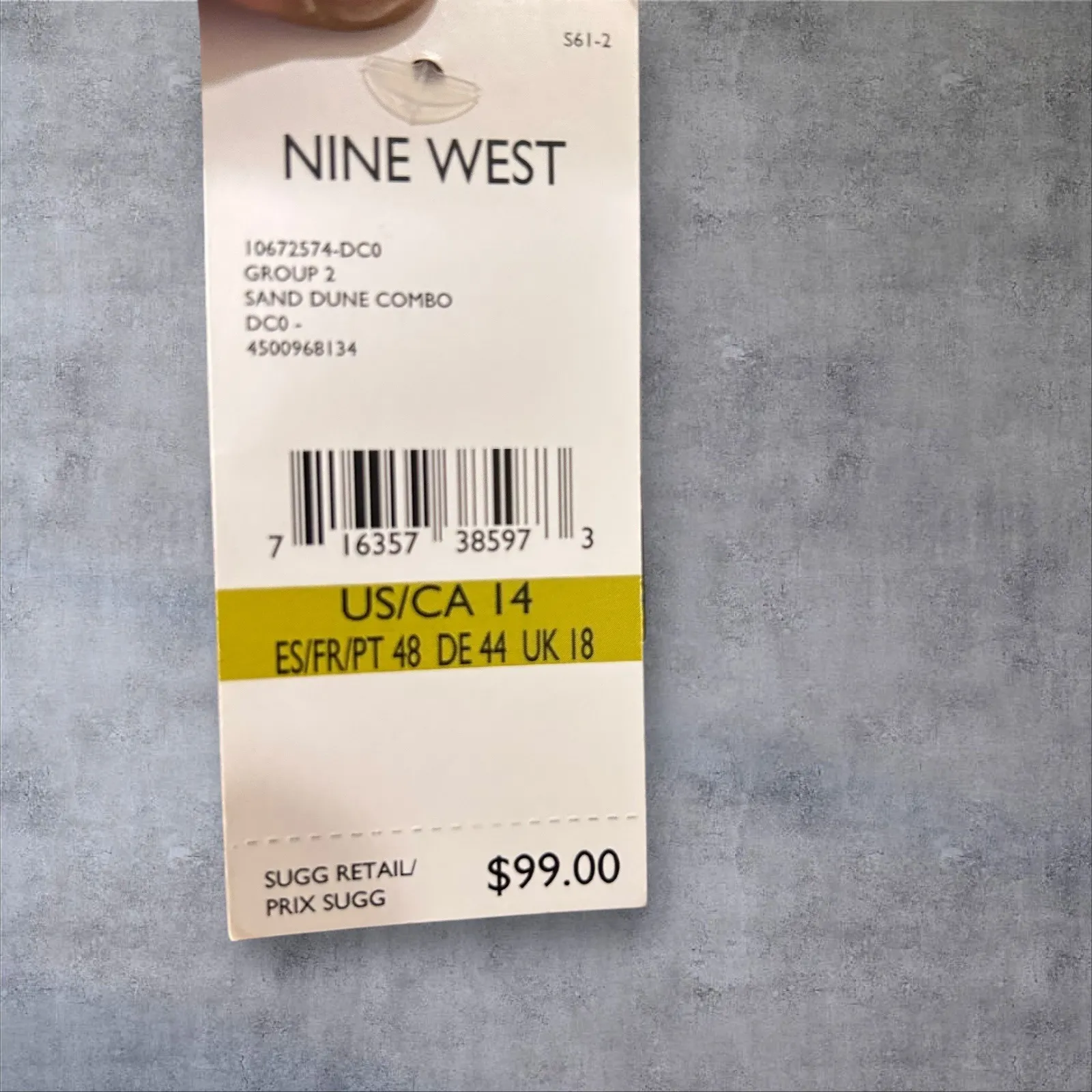 NEW Nine West Maxi Dress Womens 14 Sand Dune Combo Sleeveless Floral Tiered READ - Image 9