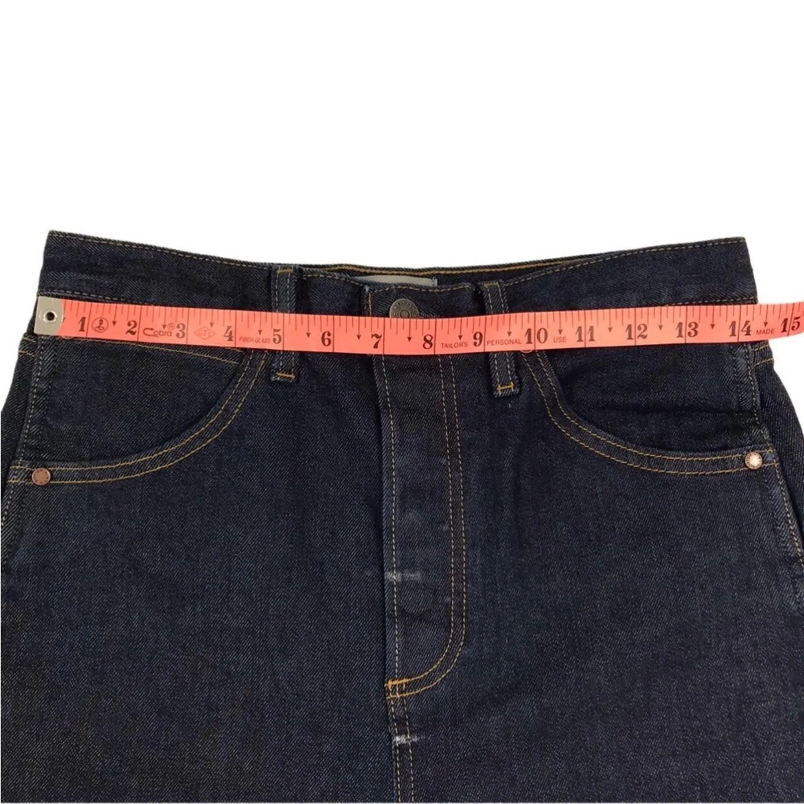 BOYISH High Rise Straight Jean Women 27 Blue Normcore Work Classic Everyday NWOT - Image 8