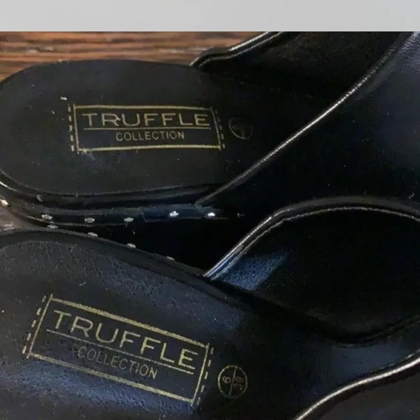 Truffle Collection Black Women's Slide Sandals - Image 2