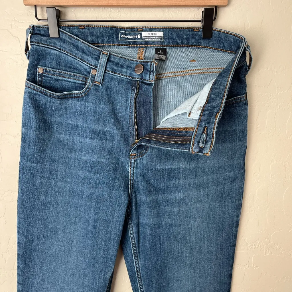 Carhartt Rugged Flex Tapered Jeans High Rise Size 8 Regular Women’s NEW NWT - Image 5