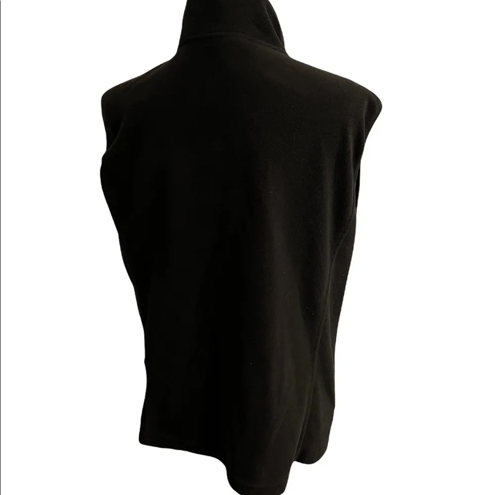 Ouray Sportswear Full Zip Fleece Vest w/Kangaroo logo Black Size L - Image 3