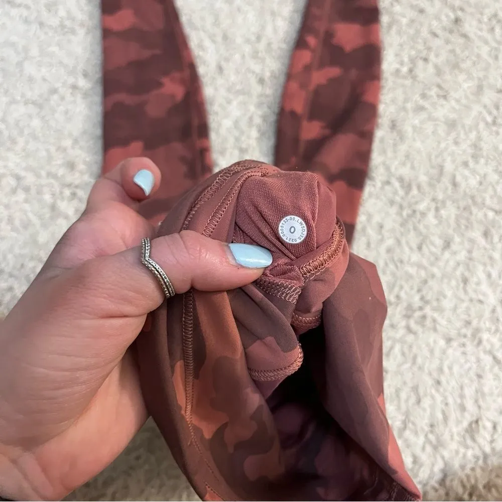 Lululemon Wunder Train High-Rise Tight 28" Heritage 365 Camo Brier Rose Multi 0 - Image 2