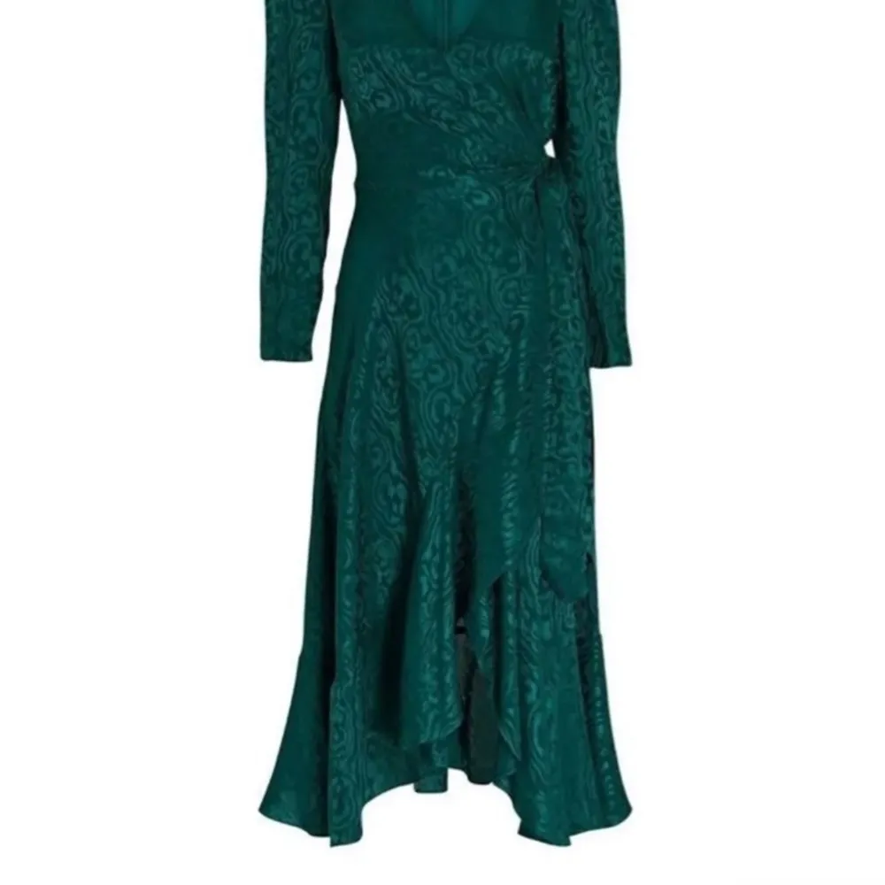 NWT Intermix Birdie deep Green midi Dress - Image 3