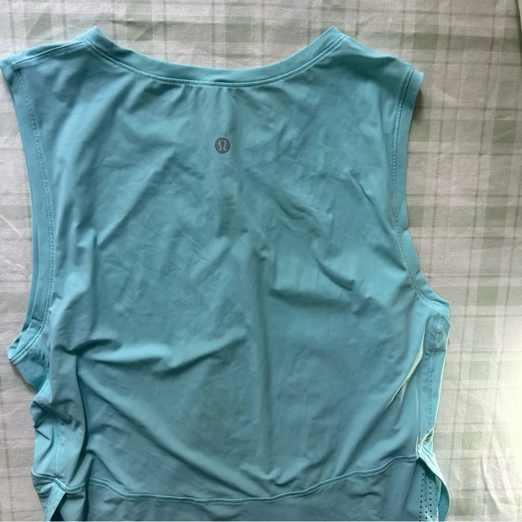 Lululemon Athletica Light Blue Muscle Tee - Image 9