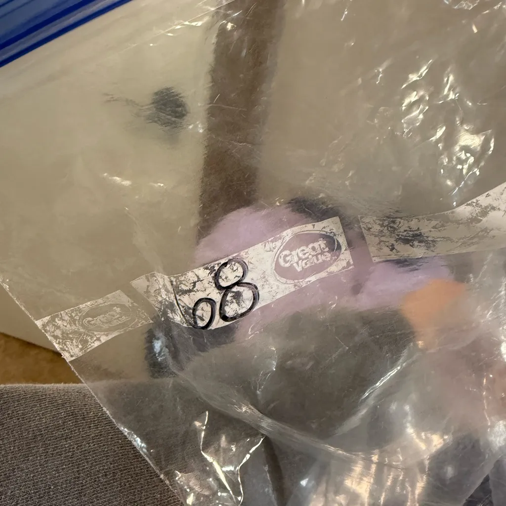 Patagonia Women's Rhythm Fleece Purple‎ Grey Full Zip Hoodie Jacket Casual M - Image 9