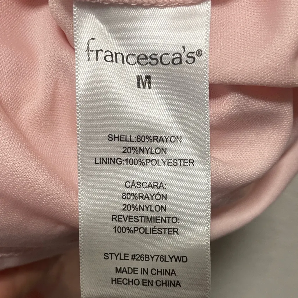 Blue Rain Soft Pink Ruffled Mini Dress - Image 6