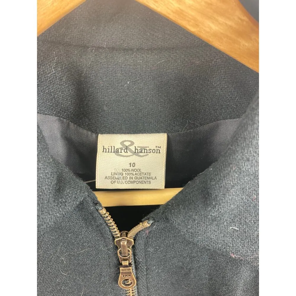 Hillard & Hanson Wool Zip Up Jacket - Image 2