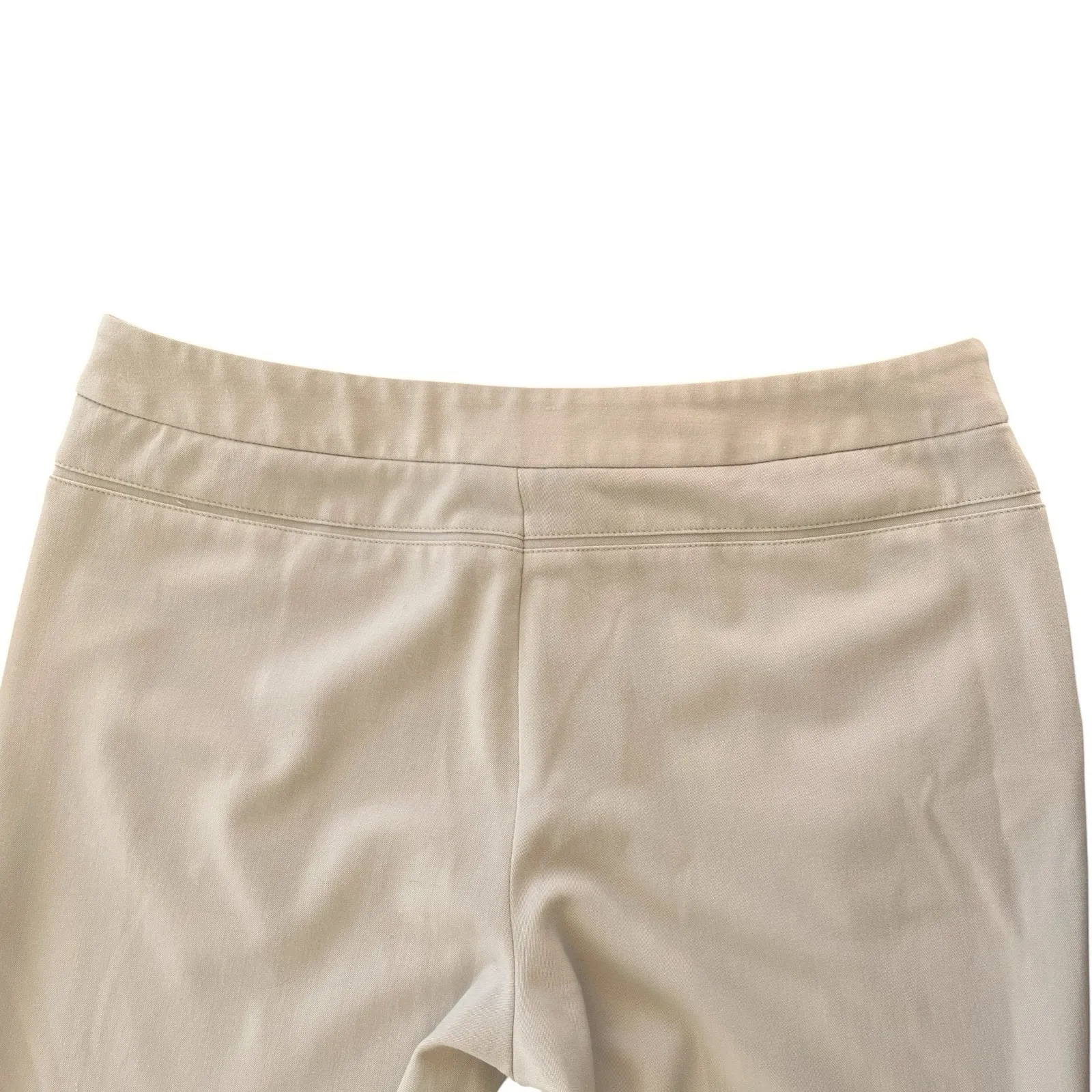 Rafaella Relaxed High Waist Wide Leg Khaki Dress Pants Size 10 Business Casual‎ - Image 4
