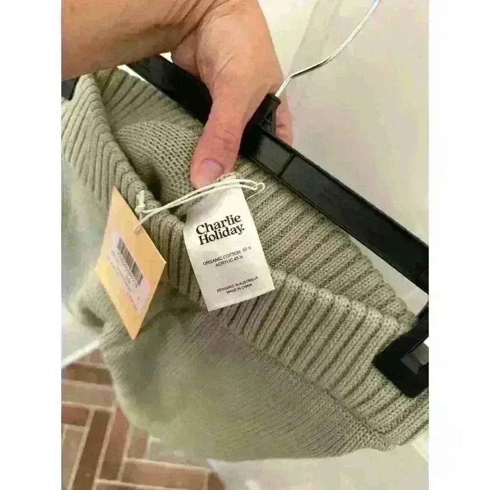 Charlie Holiday Anthropologie Green Knit Blanche Shorts size 4‎ NWT - Image 5
