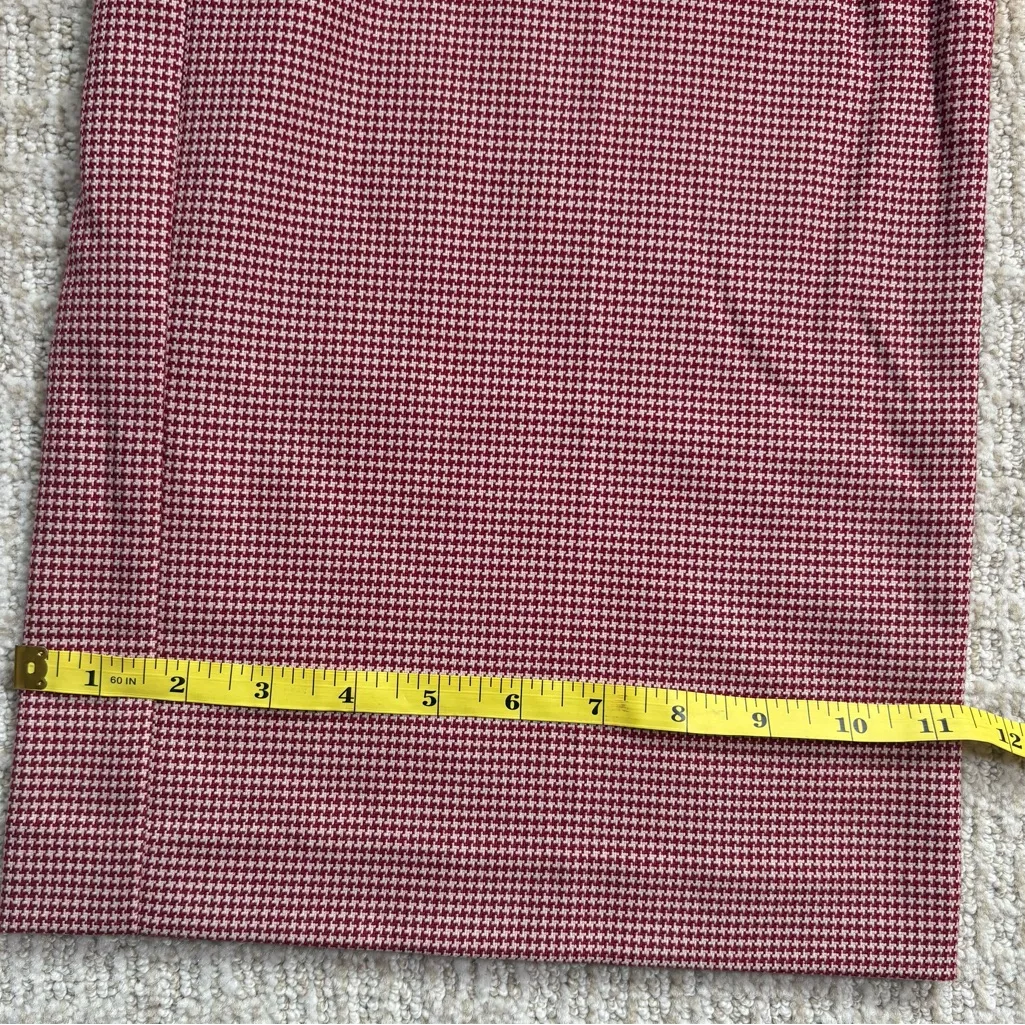 J Jill‎ Womens Houndstooth Wide Leg Cropped Career Pants Size 14 - Image 10