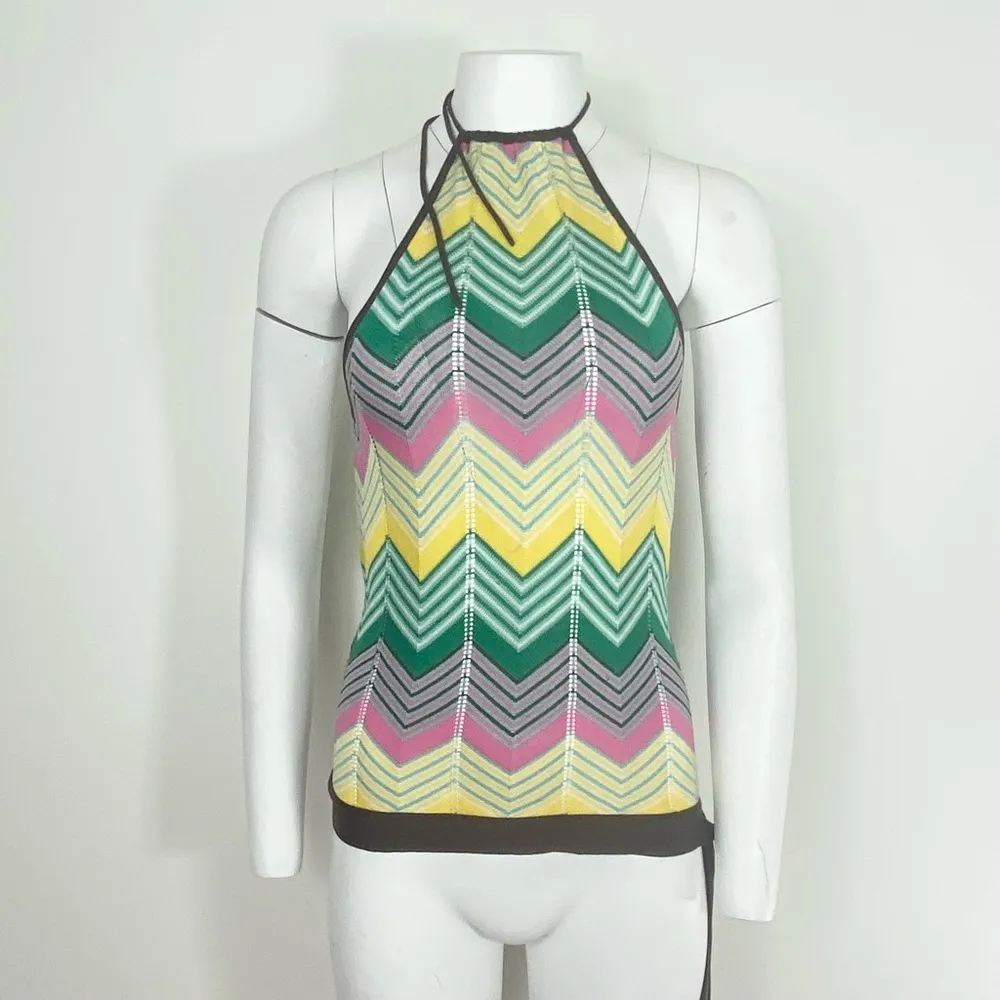 BCBGMAXAZRIA Y2K CHEVRON 2PC SET - Image 2
