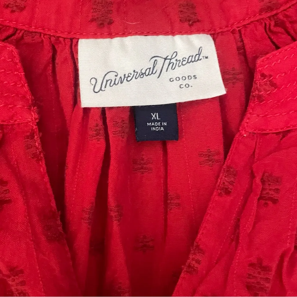 Rose + Olive Parallel Universal Thread Tops Valentine’s Day XL Bundle Lot of 3 - Image 10