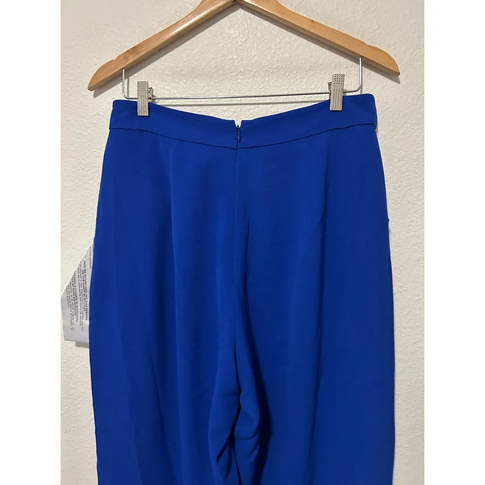 NEW Dress The Population Size Large Flare Pants Blue Business Party Club Preppy - Image 14