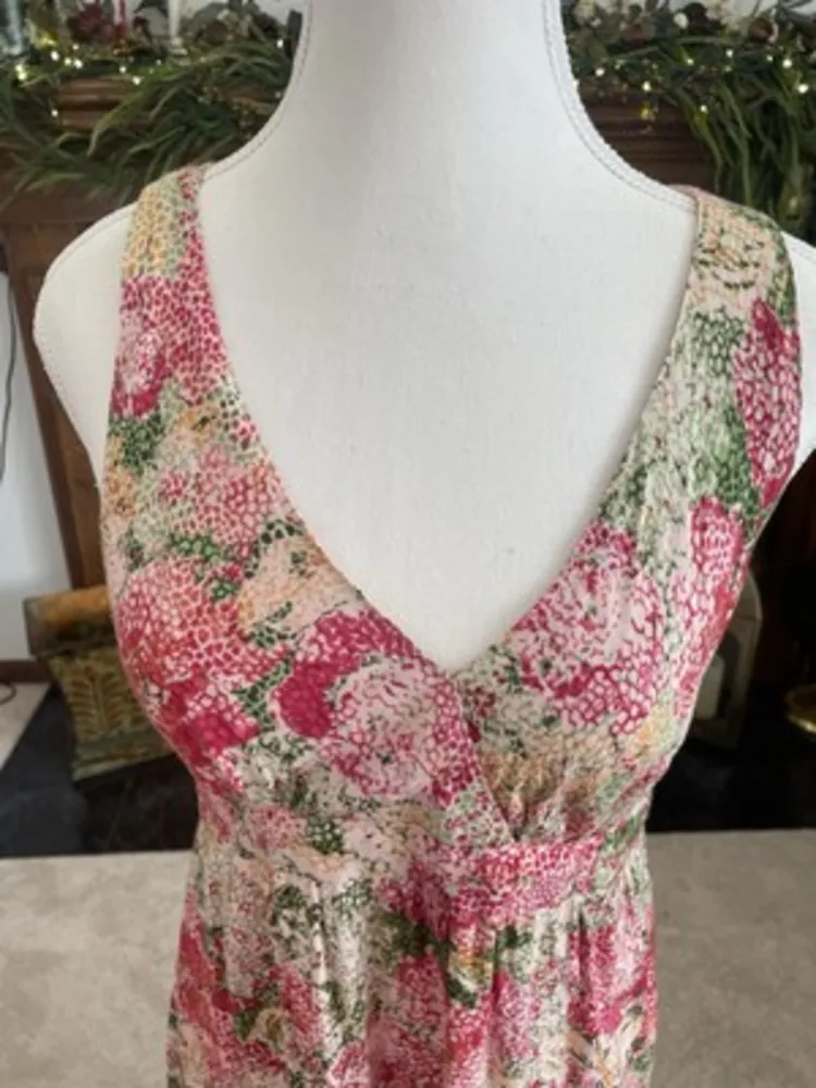 Angie‎ High Low Dress Womens L Pink Festival Brunch Resort Coastal Cruise Beach - Image 4