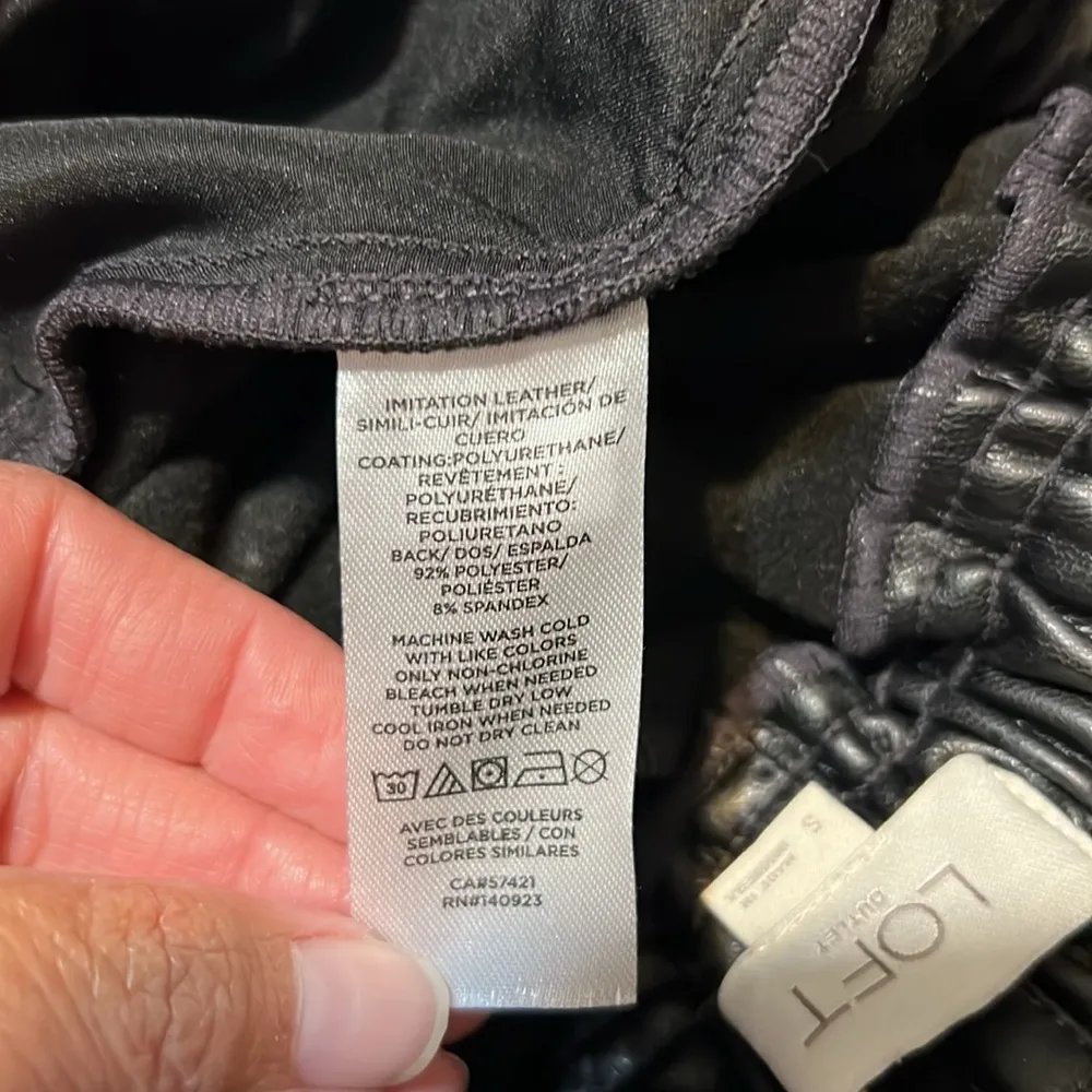 Loft Outlet High Rise Straight pants - Image 6