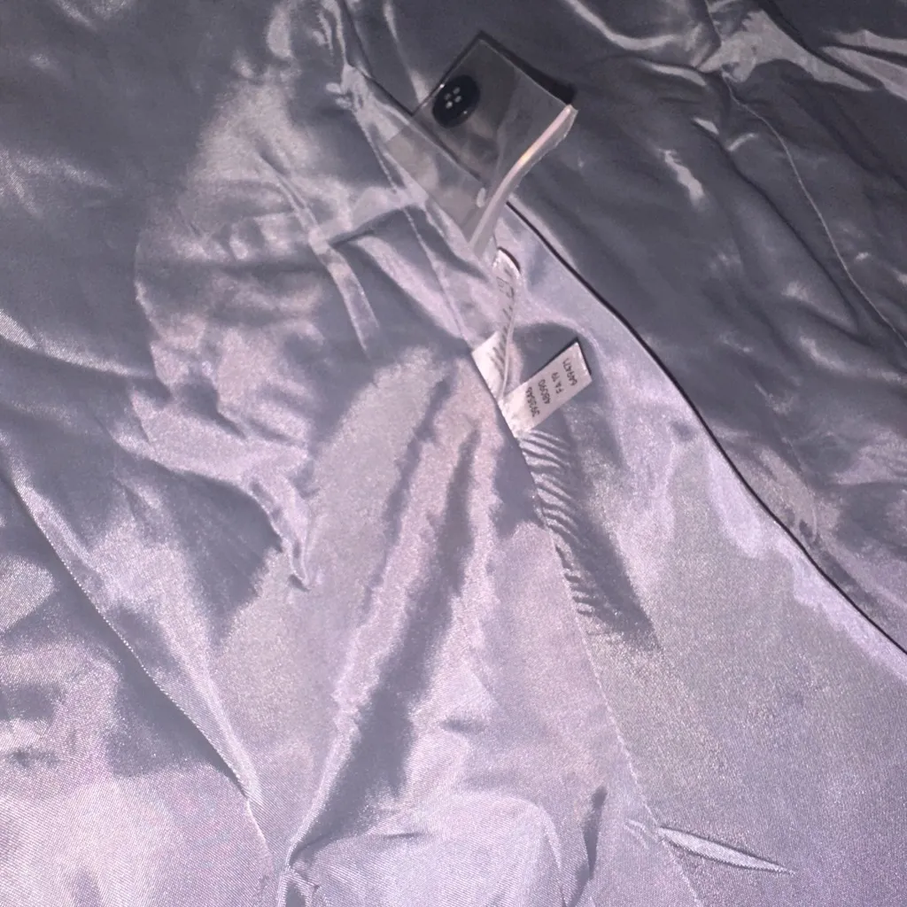 Venus Plaid Toggle Coat w/ Removable Hood – Black & White – Size 10 - Image 5