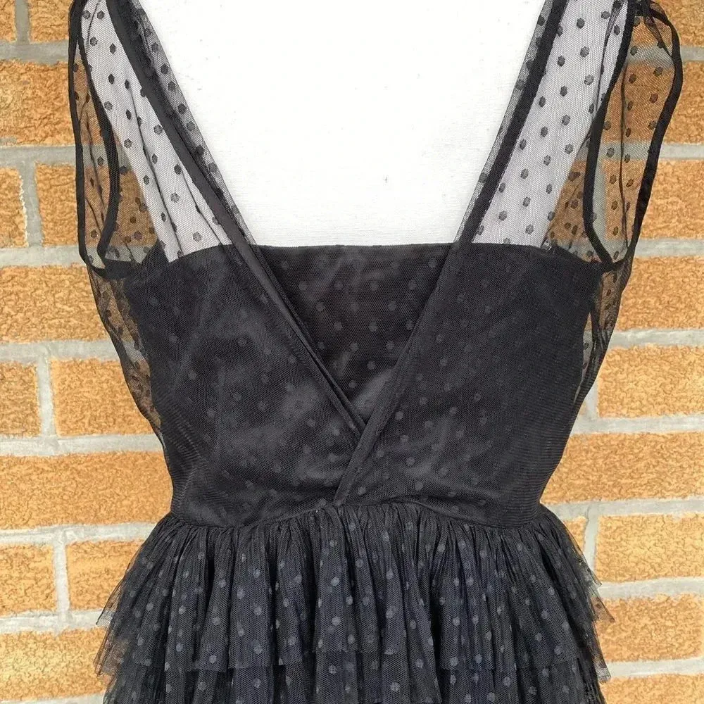 Collectif Courtney Polka Occasion Swing dress Black Size 10 - Image 6