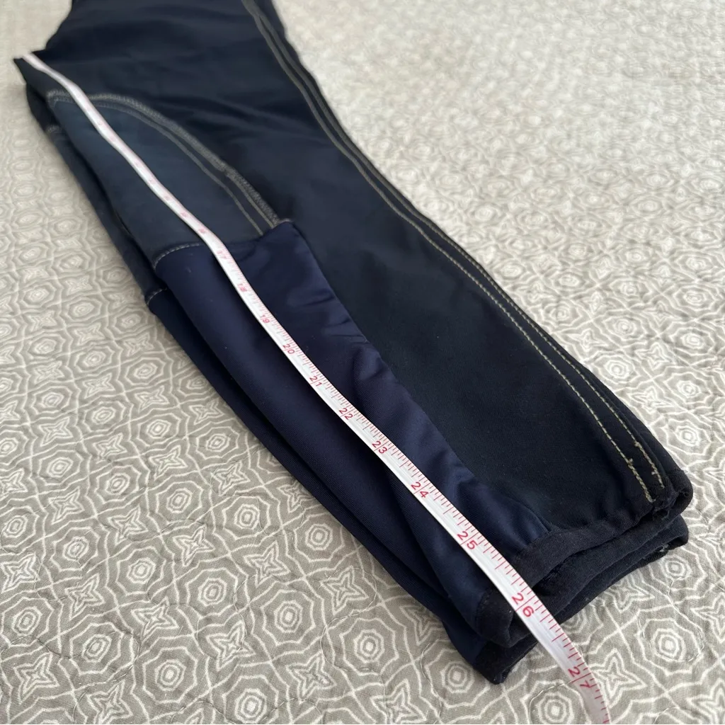 Goode Rider Horse Equestrian Riding Pants Breeches Navy Women’s Size 26R Blue - Image 11