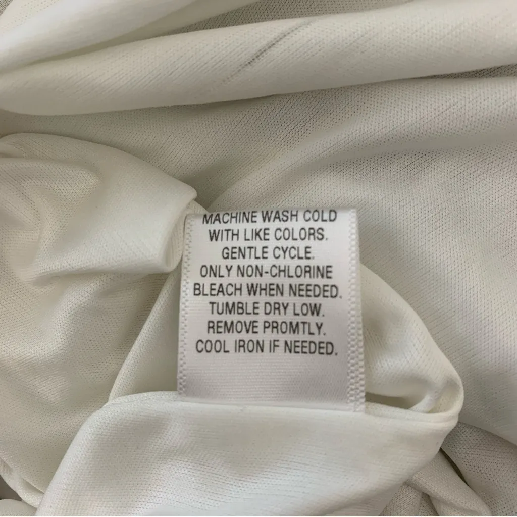 Candie's Dramatic Slit Lined Keyhole Halter Maxi Dress Black/White Stripe SZ XL - Image 9