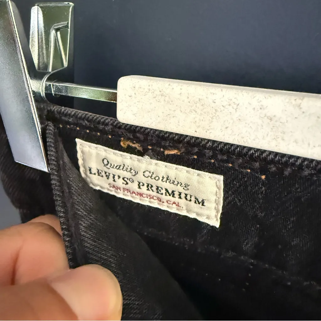 Levi's  Ribcage Boot Jean, Black, Size 25 - Image 5