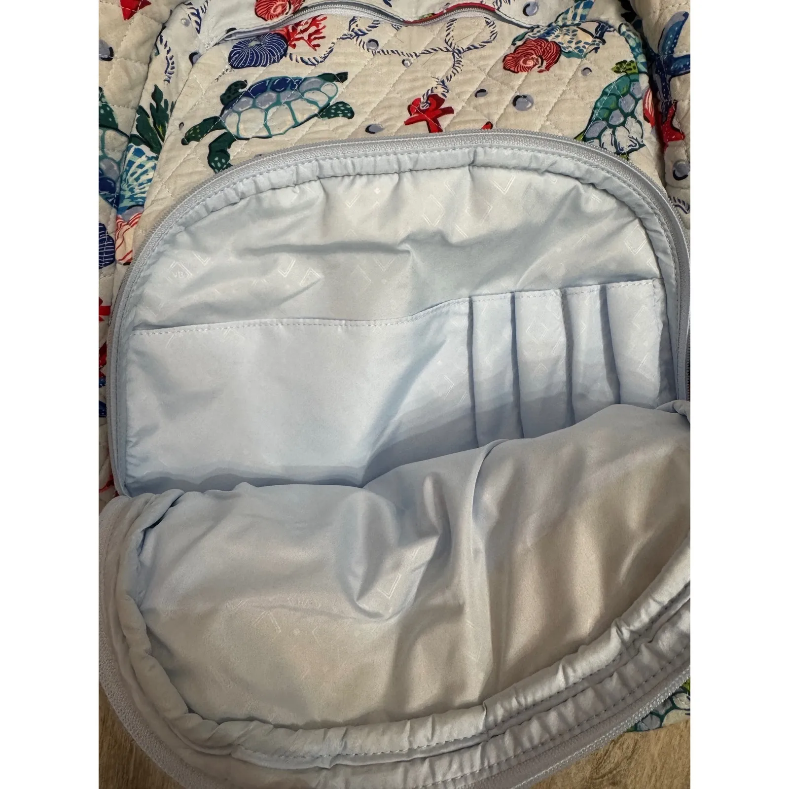 Vera Bradley Ocean Sea Turtle Dream Backpack Discontinued Style Collectible - Image 5