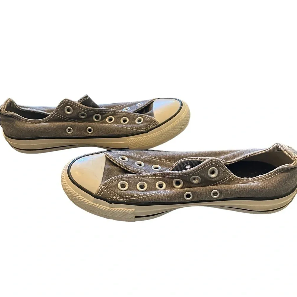 Converse All Star gray double tongue Low Top Sneakers sz 7 
Trainers Classic - Image 4