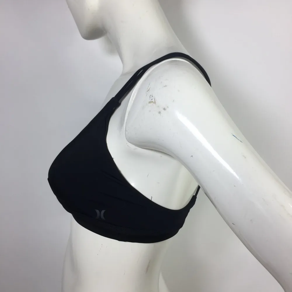 Hurley Max Scoop Surf Bikini Top Black - Image 9