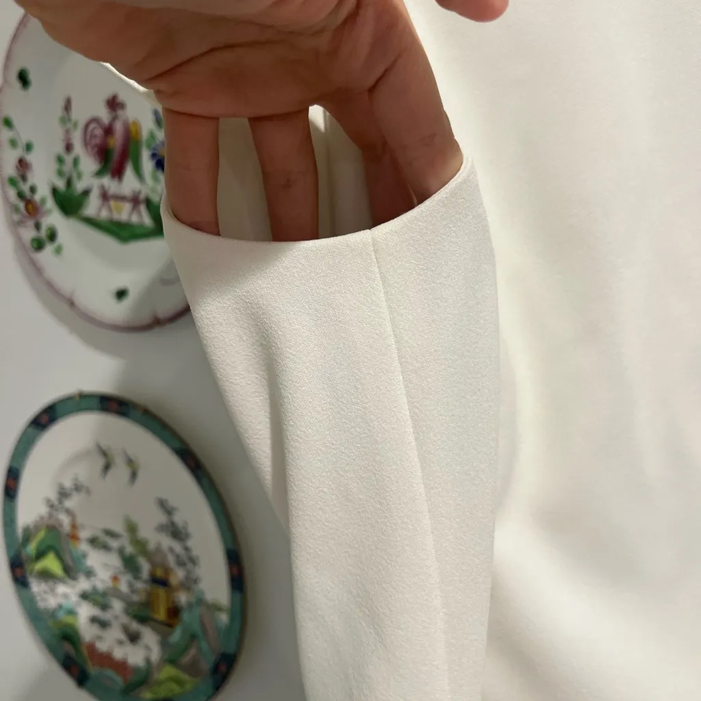 DKNY  White Knee Length Dress White - Image 5