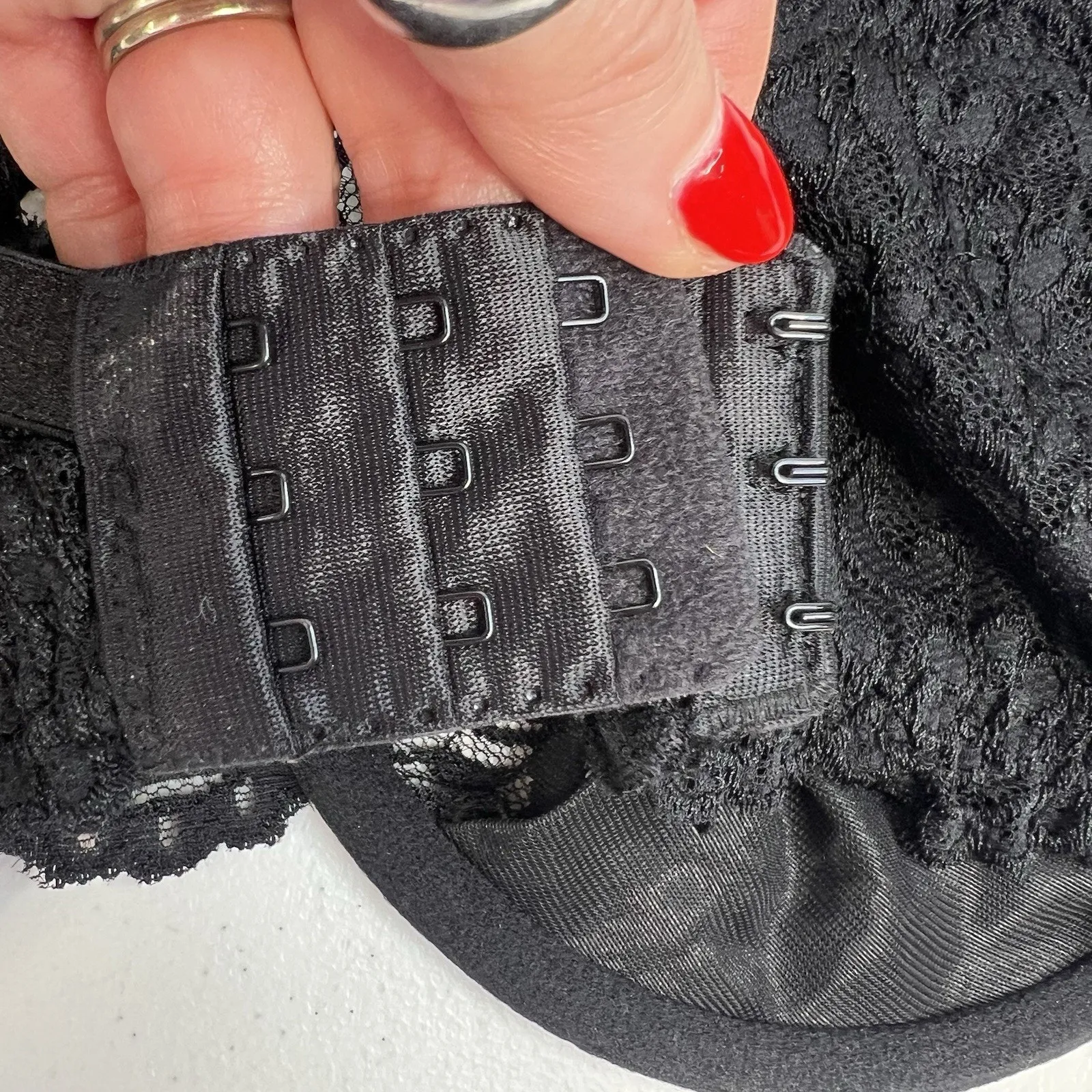 Smart And Sexy 42DD Bra Signature Lace Unlined Underwire In Black SA964 - Image 8