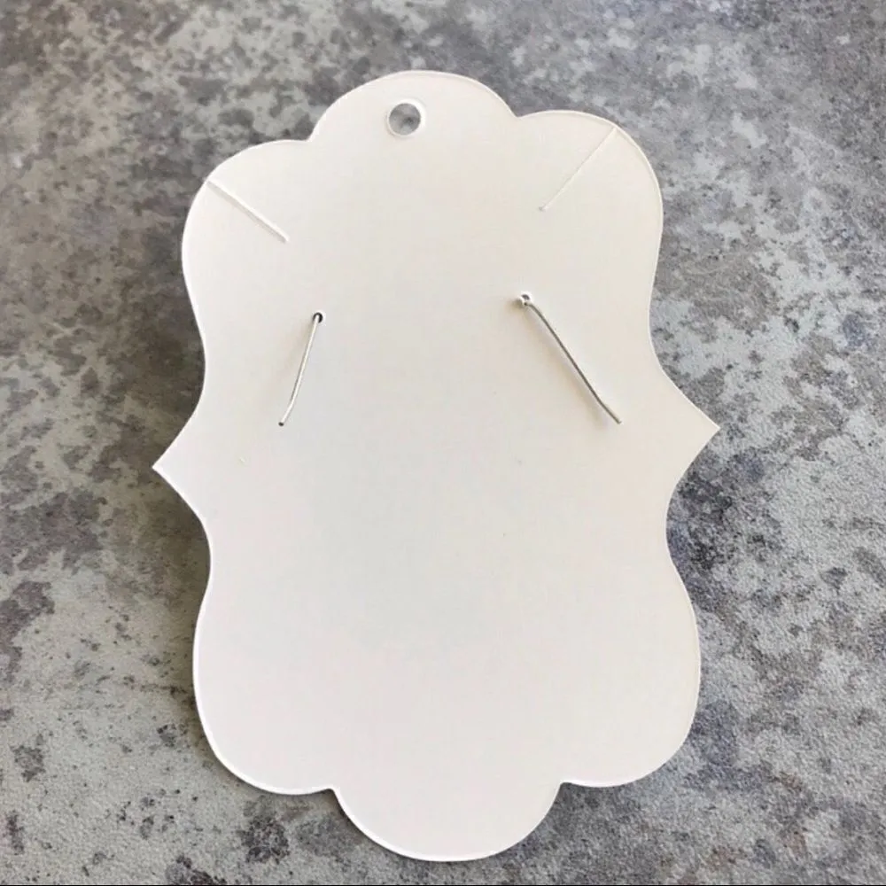 Tassel Earrings Silver Navy Blue Boho Festival Handmade USA Feminine - Image 6