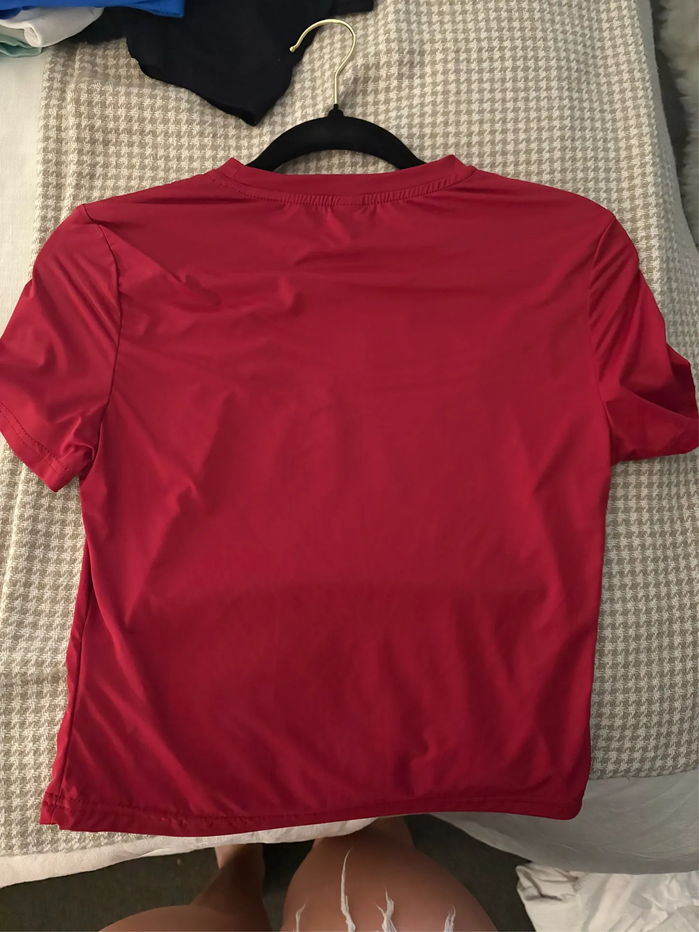 Fitted tee shirt Red Size M - Image 2
