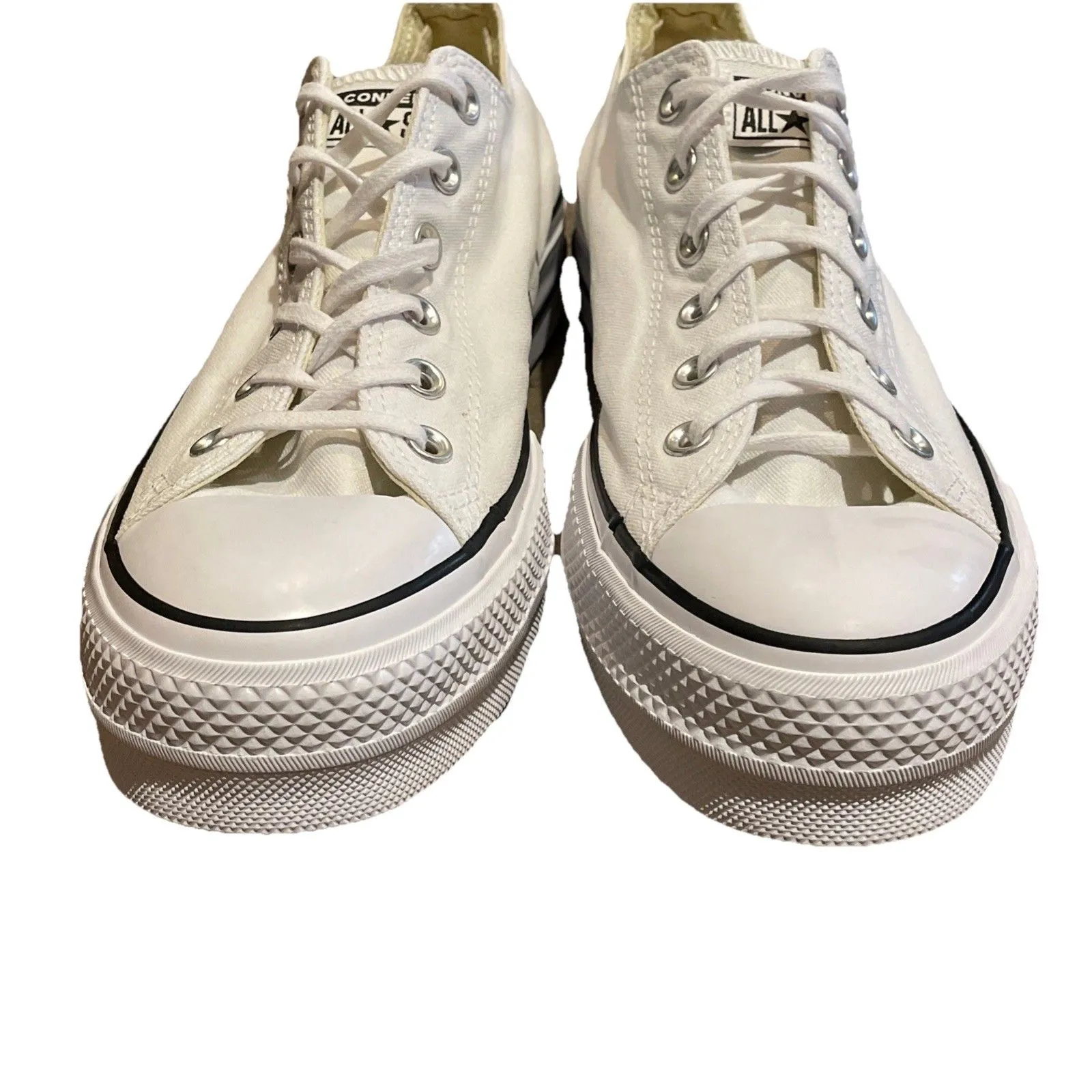 Converse Chuck Taylor Lift Platform Canvas Low Top Sneaker Shoes Womens Size 11 - Image 3
