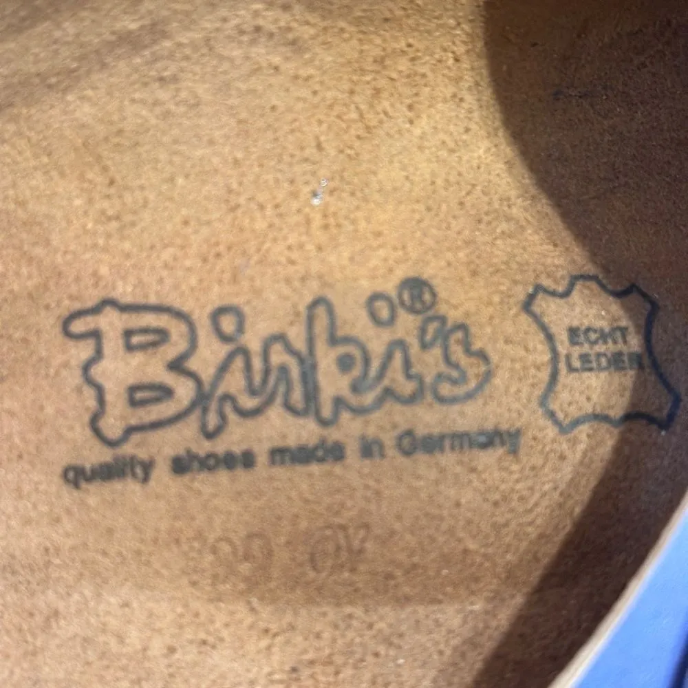 Birkenstock Birkies Women’s Blue Dog Sandals Sz 38 /8 - Image 7