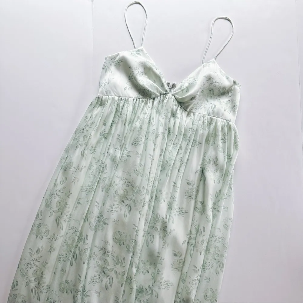 NEW Sachin & Babi Jessica Floral Gown Dress Jade Rose Watercolor - Image 5